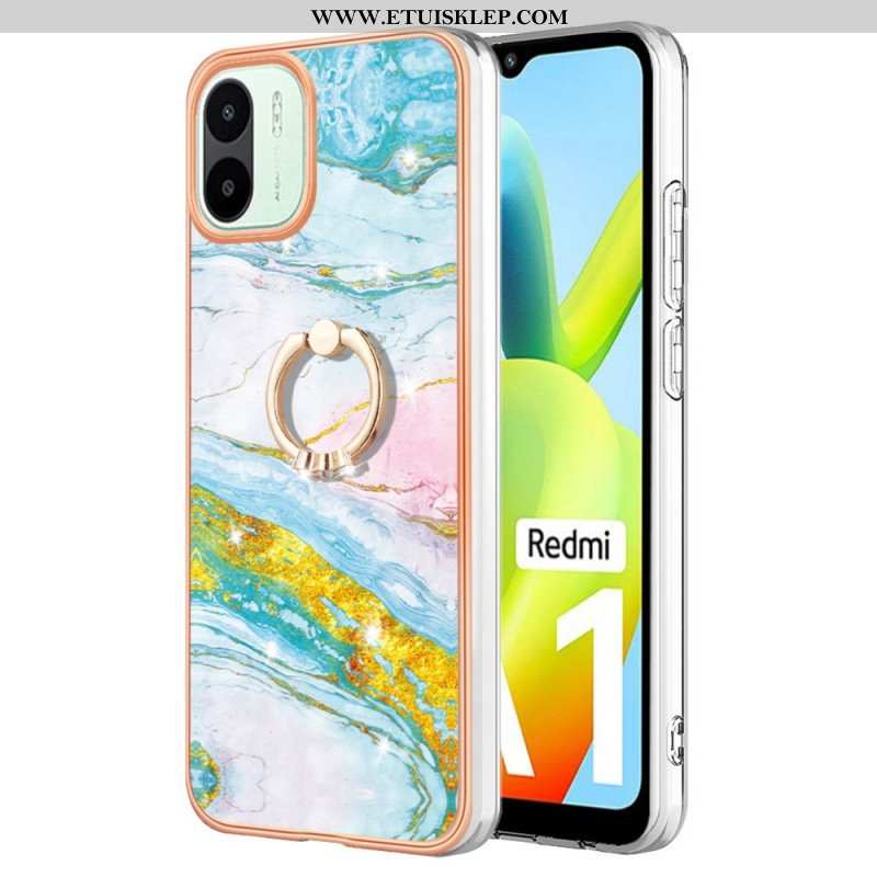 Etui do Xiaomi Redmi A1 Marmur Ze Wspornikiem Pierścienia